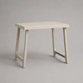 Table de jardin rectangulaire en polypropylène beige, 80 × 70 × 72 cm